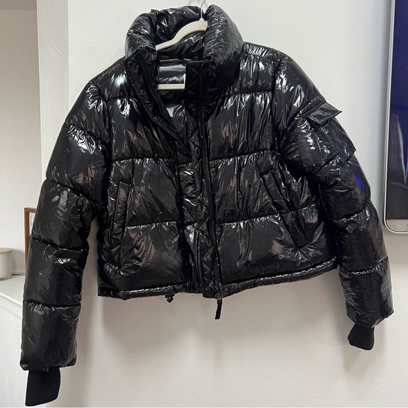 Women's S13 Lexie Water-Resistant Puffer Coat Black Size XL - Picture 1 of 6